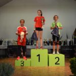 Podium du 2km benjamins filles